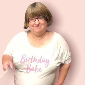 NWOT! Bella Canvas Birthday Babe Tee 2X!